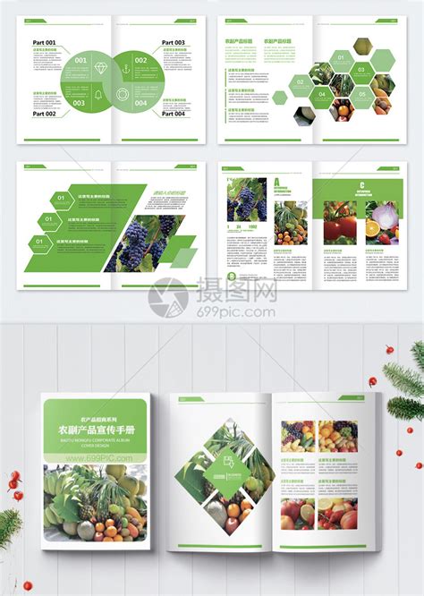 农副产品宣传画册整套模板素材-正版图片400785081-摄图网