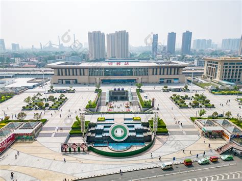 河北邯郸火车站航拍摄影图图片-包图网企业站