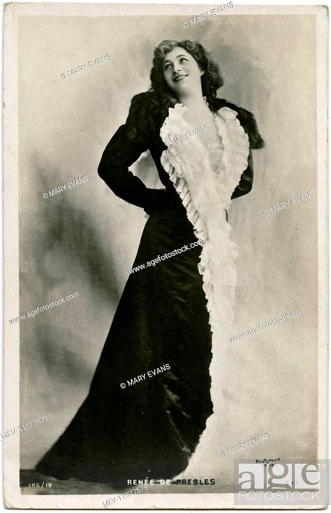 Renee de Presles - French Entertainer, famous for her Folies Bergere ...