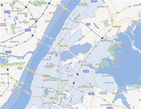 求武汉市区地图（图片版）