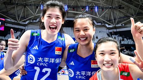 2023世界女排联赛VNL 中国3-2美国 【第3局 第4局】
