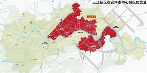 打造2大城市服务核心！宜宾三江新区规划重磅出炉-三江房产网