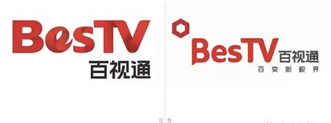 百视通公司 BesTV标志logo设计,品牌vi设计