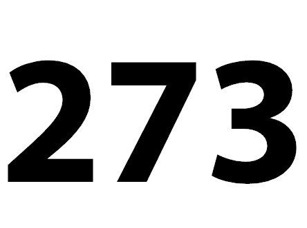 Zahl 273