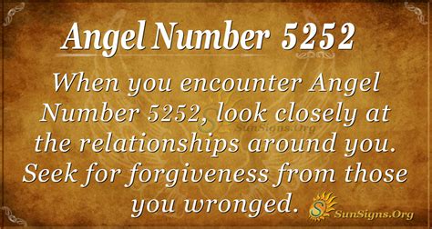 Angel Number 5252 Meaning – Forgiveness and Finding a Perfect Partner