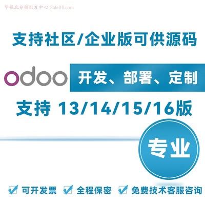 odoo16远程实施/培训/技术开发模块功能定制源码社区企业版15安装-淘宝网