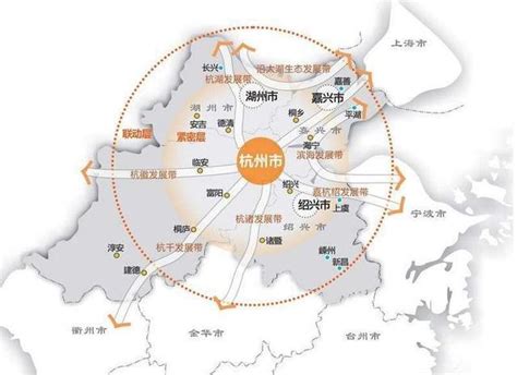 杭州最新城市规划图,杭州地铁2030年规划,杭州各个区分布图(第2页)_大山谷图库