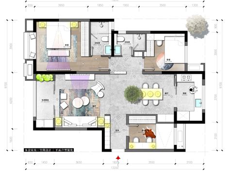 [浙江]现代风格样板房室内施工图设计（效果图+CAD）-住宅装修-筑龙室内设计论坛