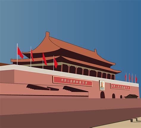 我爱北京天安门|插画|创作习作|Coraltin - 原创作品 - 站酷 (ZCOOL)