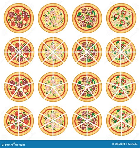 Icone Della Pizza, Etichette, Logos, Simboli Ed Elementi Di ...