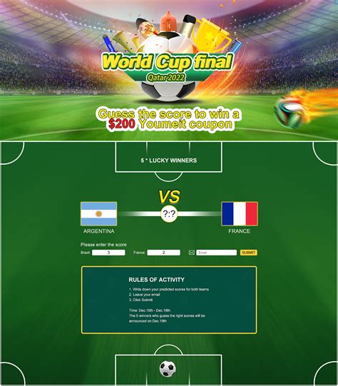 20款世界杯足球比赛海报模板比分预告奖杯球场背景PSD分层素材 - NicePSD 优质设计素材下载站