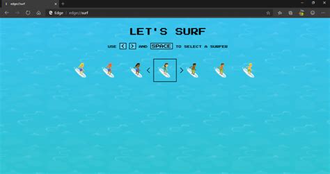 Win10 Edge浏览器SURF游戏要如何打开？--系统之家