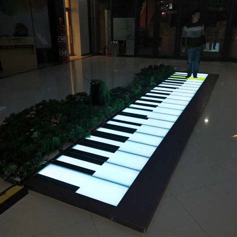 LED钢琴地砖灯-LED感应地砖灯-地砖灯