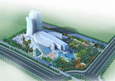 吉林省广电中心景观设计