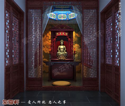 清风明月生禅机——佛堂的中式装修_紫云轩中式设计装饰机构