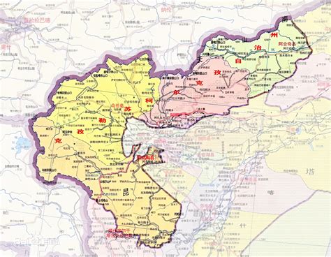 新疆克孜勒苏柯尔克孜下辖的3个行政区域一览