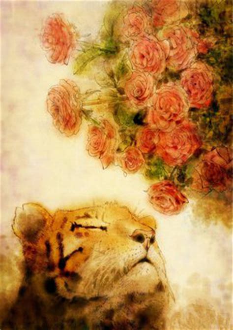 心有猛虎细嗅蔷薇(动物手机动态壁纸) - 动物手机壁纸下载 - 元气壁纸