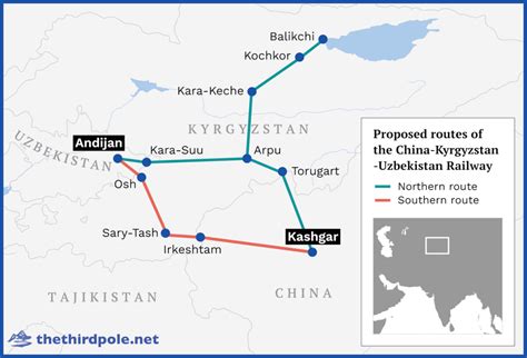 中国-吉尔吉斯斯坦-乌兹别克斯坦铁路的建设将使中国巩固其在该地区的地
