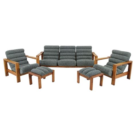 1960s Rare Living Room Oak Set, Finland For Sale at 1stDibs