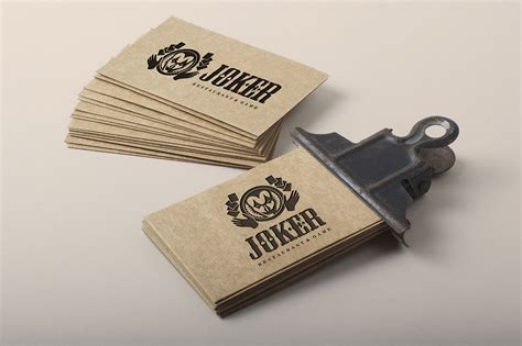 「JOKER」德州扑克博弈美式餐厅品牌logo設計方案|Graphic Design|Brand|班尼設計工作室_Original作品-站酷ZCOOL