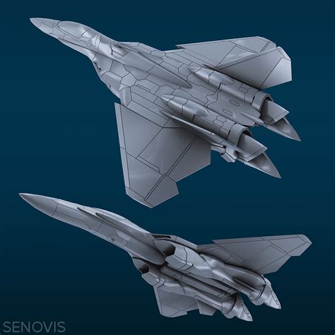 Fichier 3D gratuit YF-24 Evolution・Plan à télécharger et à imprimer en ...