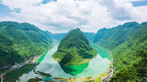 广西河池：生态水库 风景秀丽-人民图片网