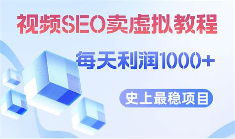 （6509期）视频SEO出售虚拟产品 每天稳定2-5单 利润1000+ 史上最稳定私域变现项目_丰创网