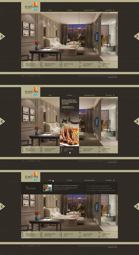 设计北京王府井半岛酒店网站|网页|企业官网|wenhao随遇而安 - 原创作品 - 站酷 (ZCOOL)