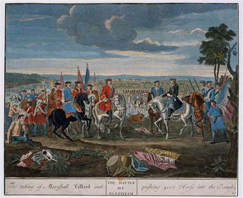 The Battle of Blenheim, 13 Aug 1704. 