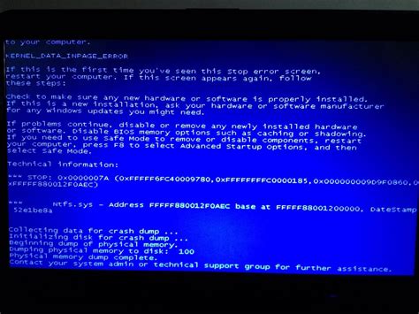 Blue Screen Error on Windows 7 ( 0x0000007A ) - Microsoft Community