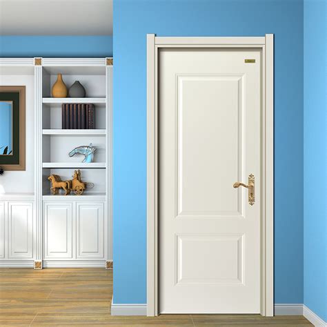 室内木门工厂批发室内木门简约款生态免漆套装门卧室复合平开门-阿里巴巴