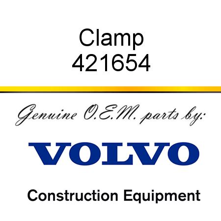 421654 Clamp fit VOLVO A20C, A25C, A35C, A20, A35, A25, A25B, A25C ...