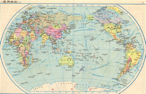 世界地理地图 世界基础地理高清地图_华夏智能网