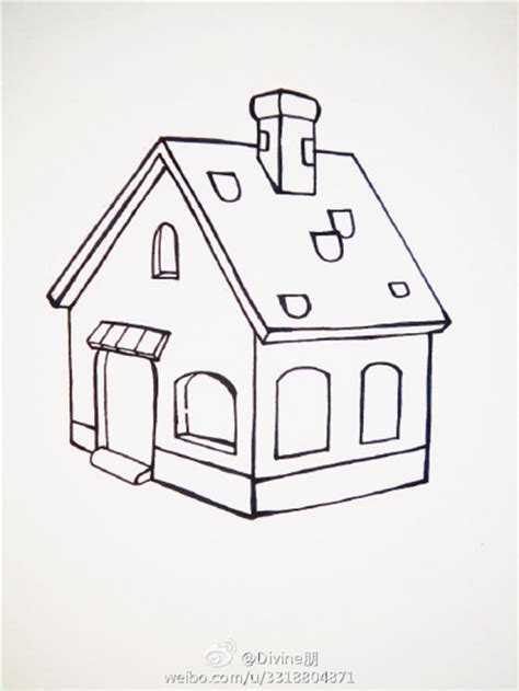 简笔画系列 | 9张图教你画81个小房子，超简单！_早教启智_什么值得买