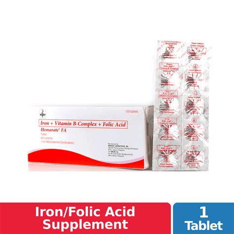 Hemarate Folic Acid Tablet - | NCCC Online Store