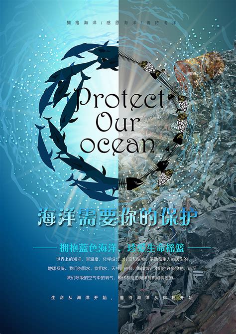 保护海洋设计图__海报设计_广告设计_设计图库_昵图网nipic.com
