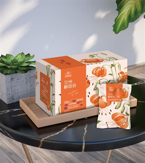 「橙南」兰州鲜百合｜包装视觉设计呈现_橙南品牌设计-站酷ZCOOL