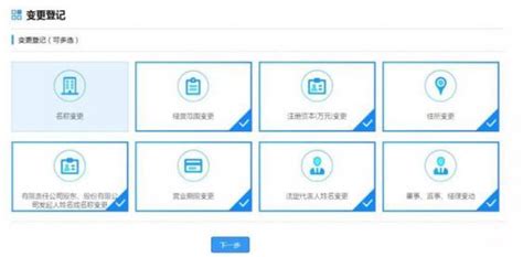重庆市开办企业“一网通”公司变更登记操作流程说明