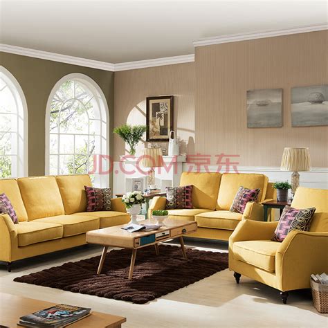 黄色布艺沙发搭配什么颜色的电视背景墙？？、-黄色的电视墙 ...