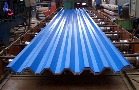 供应上海宝钢彩钢卷板 彩钢压型钢板 单层彩钢瓦楞板-阿里巴巴