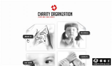 慈善网站源码，简约的慈善机构网页设计必备_墨鱼部落格