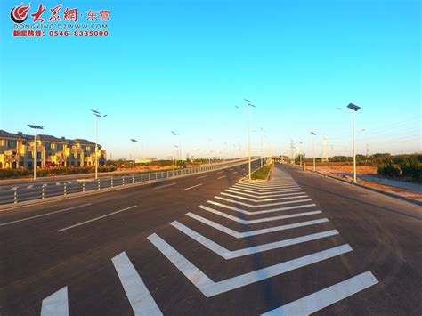 中国电力建设集团 基础设施 山东东营市北二路互通立交通车