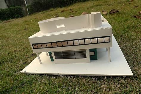 萨伏伊别墅建筑设计su模型 - SketchUp模型库 - 毕马汇 Nbimer