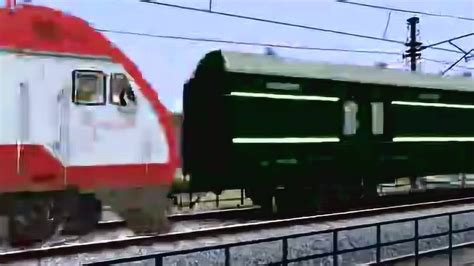 模拟火车 绿皮车脱轨事故_腾讯视频