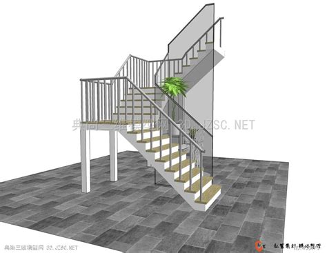 小技巧：带直角转折的三跑楼梯-BIM免费教程_腿腿教学网