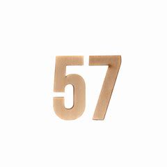 Number 57 Cut Out Stock Images & Pictures - Alamy