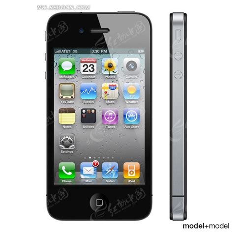 IPHONE4苹果手机3d模型3dmax素材免费下载_红动中国