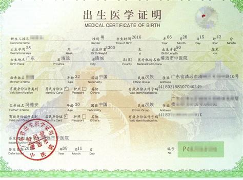 2019新版出生医学证明第六版样式图(有哪些改动)- 北京本地宝