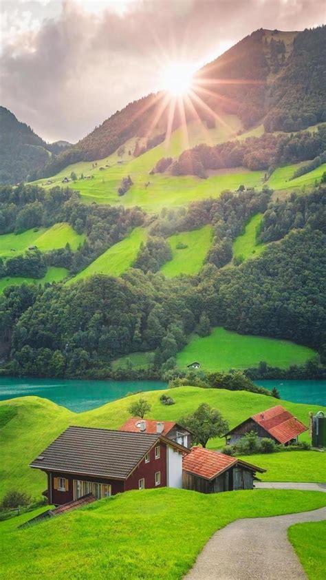 瑞士小镇(风景手机动态壁纸) - 风景手机壁纸下载 - 元气壁纸