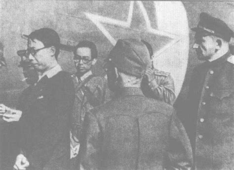 1945年8月19日，“满洲帝国”傀儡皇帝溥仪在沈阳机场被苏军俘获-中国抗日战争-图片